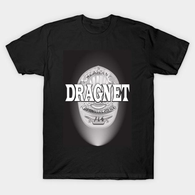 Dragnet Badge T-Shirt by nickemporium1